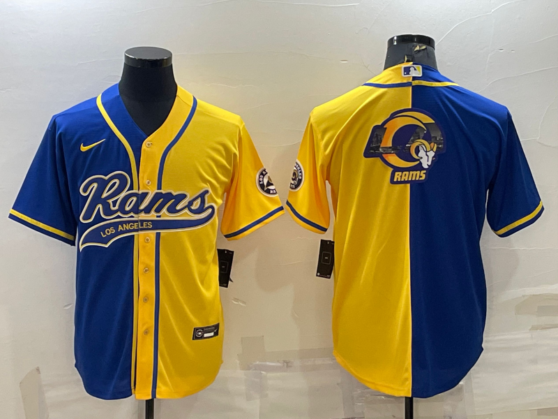 Men's Los Angeles Rams Blue/Yellow Jersey